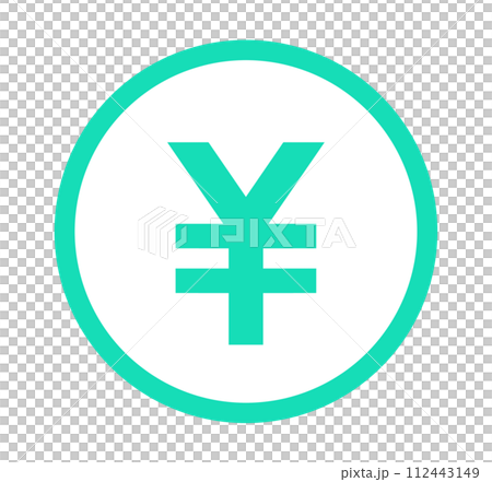 simple green circle mark 112443149