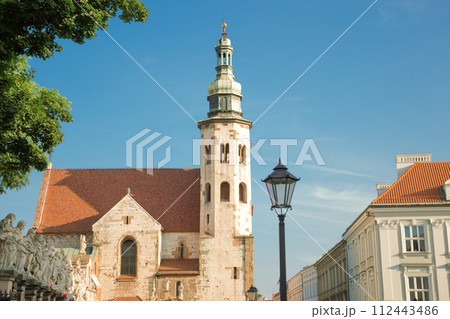 St. Andrew's Church and medieval building in Krakow, Poland St. Andrew's Church and medieval building in Krakow, Poland 112443486