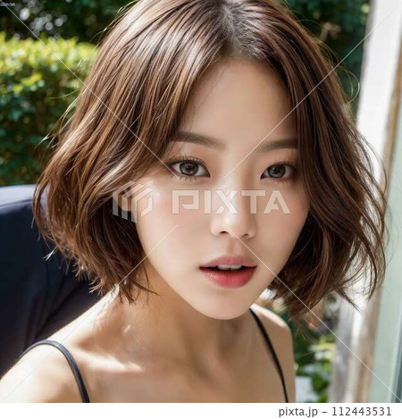 露出度の高い巨乳のお姉さん 112443531