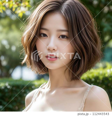 露出度の高い巨乳のお姉さん 112443543