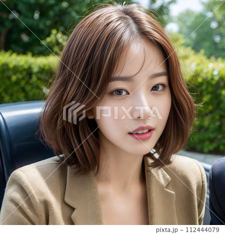 仕事中のセクシーな後輩 112444079