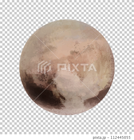 冥王星のイラスト 112445055