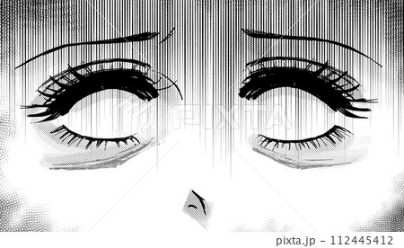 くま、目袋、ゴルゴ線…ショックを受ける人の漫画イラスト くま、目袋、ゴルゴ線…ショックを受ける人の漫画イラスト 112445412