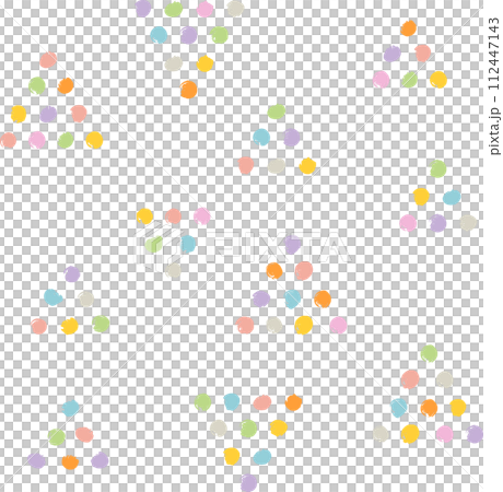 cute hand drawn dot pattern cute hand drawn dot pattern 112447143