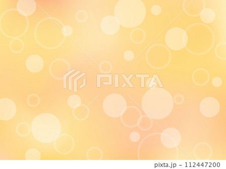 ほわほわ背景　黄色 112447200