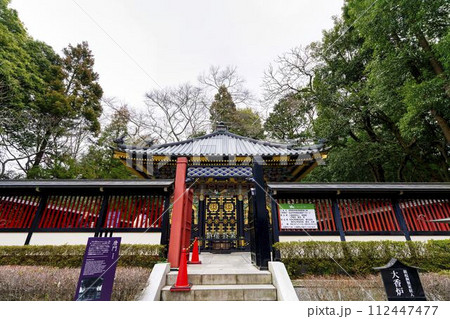 早春の瑞鳳殿 拝殿 宮城県仙台市 早春の瑞鳳殿 拝殿 宮城県仙台市 112447477