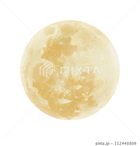 月のイラスト 112448806
