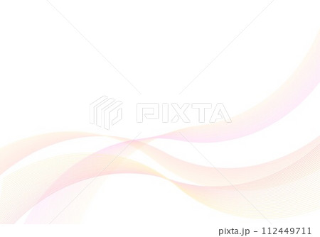 線の曲線ピンク 線の曲線ピンク 112449711