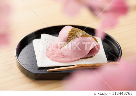 桜餅(関東風) イメージ 桜餅(関東風) イメージ 112449763