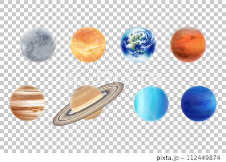 太陽系行星的插圖 112449874