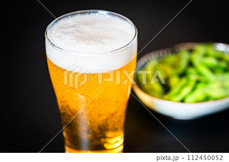 【晩酌】ビールと枝豆【おつまみ】 【晩酌】ビールと枝豆【おつまみ】 112450052