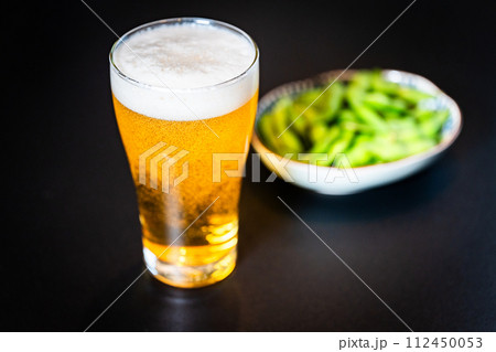 【晩酌】ビールと枝豆【おつまみ】 112450053