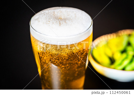 【晩酌】ビールと枝豆【おつまみ】 【晩酌】ビールと枝豆【おつまみ】 112450061