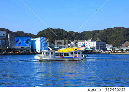 南紀勝浦漁港と観光船 112450241