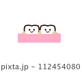 歯石で汚れた歯間 112454080