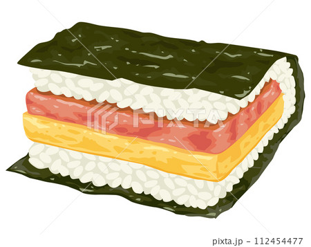 ポークたまごおにぎり ポークたまごおにぎり 112454477