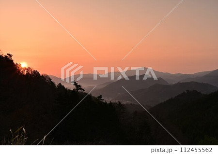 藤和峠から望む竹田城址 藤和峠から望む竹田城址 112455562