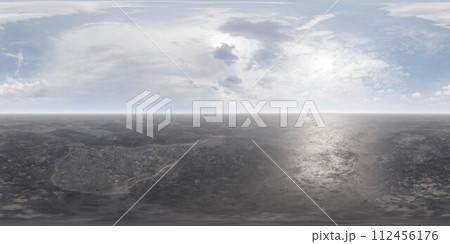 Dark Room With Multiple Wall Lights 360 panorama vr environment map 112456176