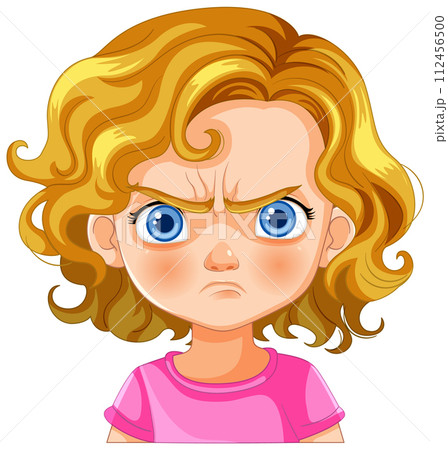 Adorable Child's Frustrated Expression Adorable Child's Frustrated Expression 112456500