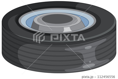 Sleek Modern Camera Lens Illustration 112456556