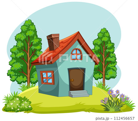 Cozy Cottage in a Lush Green Setting 112456657