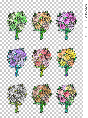 ステンドグラス　薔薇のブーケ ステンドグラス 薔薇のブーケ 【公式通販】