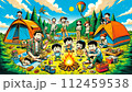家族　キャンピング 112459538