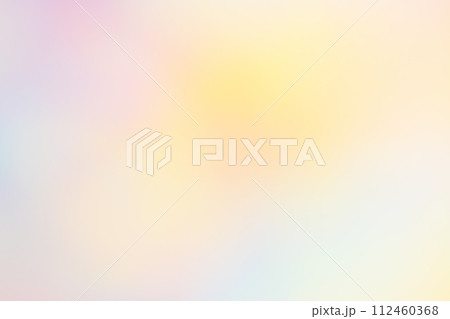 カラフルで柔らかいイメージのカラーグラデーションの背景素材 112460368