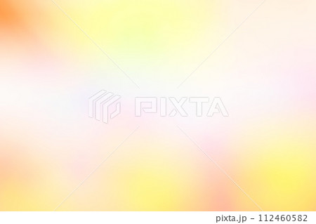 カラフルで柔らかいイメージのカラーグラデーションの背景素材 112460582