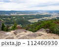 古代の山城　鬼ノ城からの総社平野の眺め　岡山県総社市 112460930