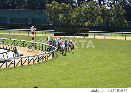熱戦続く春の中京競馬場 112461685