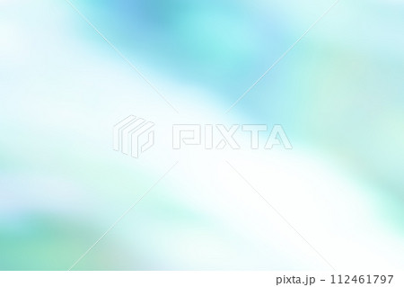 ライトグリーン系動きのあるイメージ　背景素材 112461797