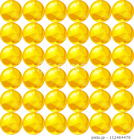 Gold colorful balls seamless pattern Gold colorful balls seamless pattern 112464476