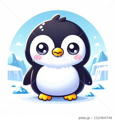 かわいいペンギンのイラスト素材 [112464748] - PIXTA