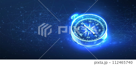 Digital compass. Business strategic explorer Digital compass. Business strategic explorer 112465740