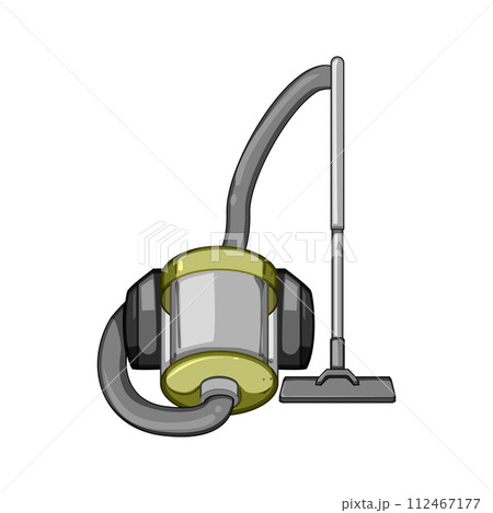 car electric broom cartoon vector illustration 112467177