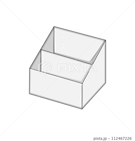 brochure business card holder cartoon vector illustration 112467226