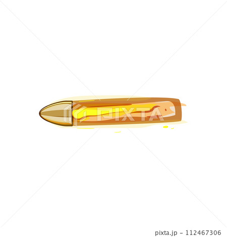 speed bullet flying cartoon vector illustration 112467306