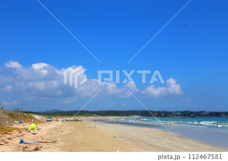 伊勢　国府の浜　サーフィン　サーフスポット　ビーチ　阿児町町国府　サーフボード　伊勢志摩 112467581