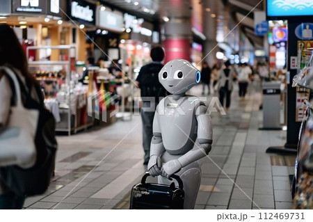 Robotics, automation integration, daily coexistence between robots and humans. Robotics, automation integration, daily coexistence between robots and humans. 112469731