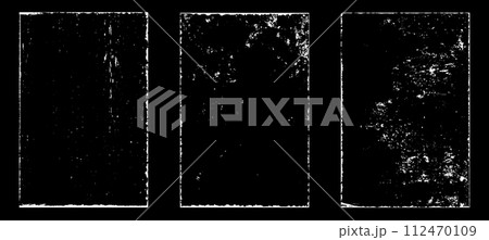 Black and white grunge. Distress overlay texture. Abstract surface dust and rough dirty wall background concept. Distress illustration simply place over object to create grunge effect. Vector EPS10. 112470109