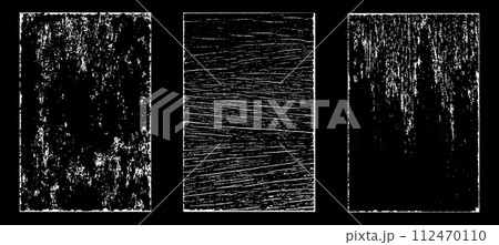 Black and white grunge. Distress overlay texture. Abstract surface dust and rough dirty wall background concept. Distress illustration simply place over object to create grunge effect. Vector EPS10. 112470110