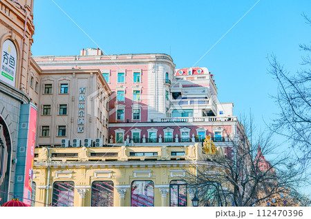 ハルビン　街並み 112470396