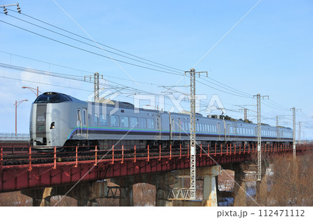 函館本線　豊幌ー江別　JR北海道　789系1000番台　HL-1001編成（札幌）　スーパーカムイ 112471112