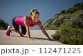 Healthy lifestyle sports woman . Concept for healthy lifestyle, sport, movement and health. 112471225