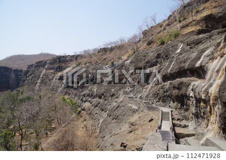 インド 世界遺産アジャンター石窟群 インド 世界遺産アジャンター石窟群 112471928