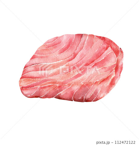 Tuna fish raw steak Tuna fish raw steak 112472122