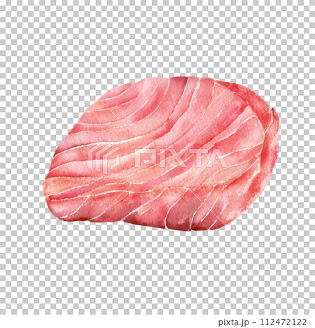 Tuna fish raw steak Tuna fish raw steak 112472122