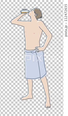 沐浴後的咖啡牛奶 112472635