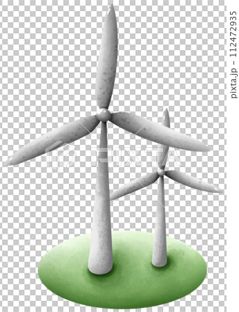 Concept of loving the world, wind turbine 112472935